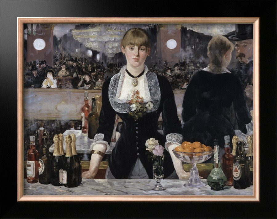 Bar at the Folies, Bergeres - Edouard Manet Painting